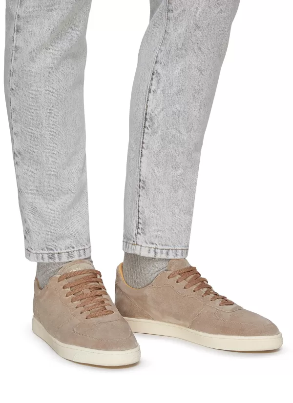 Sneakers>BRUNELLO CUCINELLI Suede Low Top Sneakers