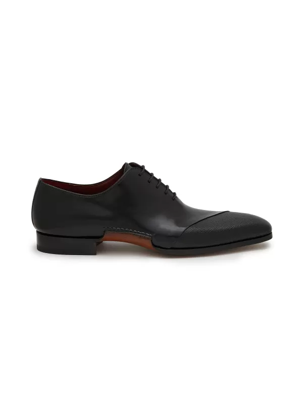 Formal Shoes>MAGNANNI Suela' Asymmetric Toe Cap Leather Oxford Shoes