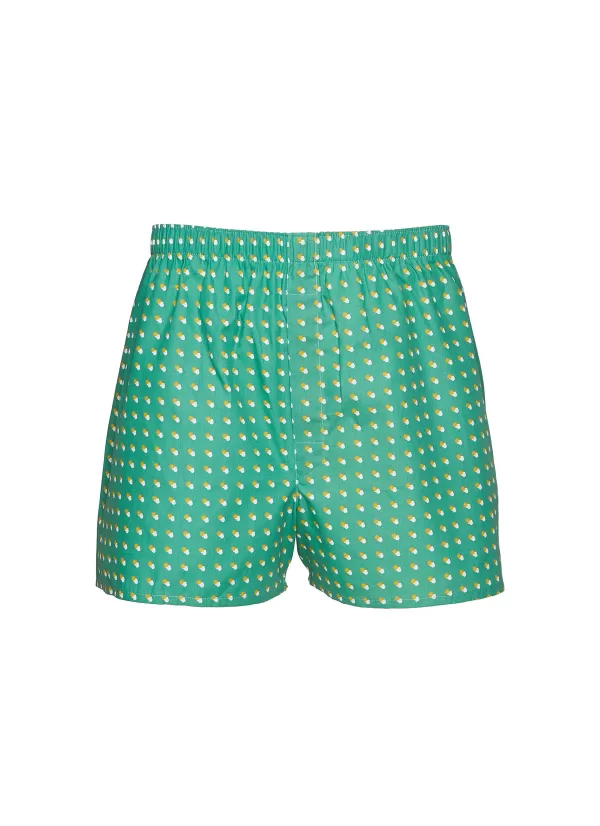 Underwear>SUNSPEL Sun & Cloud Print Cotton Boxer Shorts