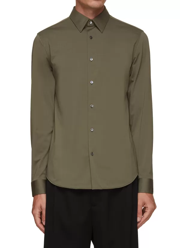 Shirts>THEORY Sylvain Pointed Collar Shirt