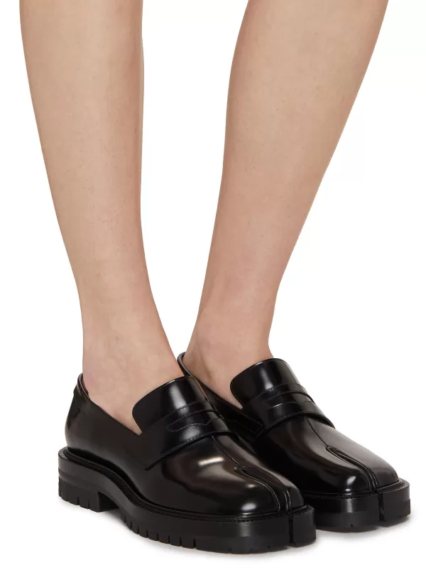 Flats>MAISON MARGIELA Tabi County Leather Loafers