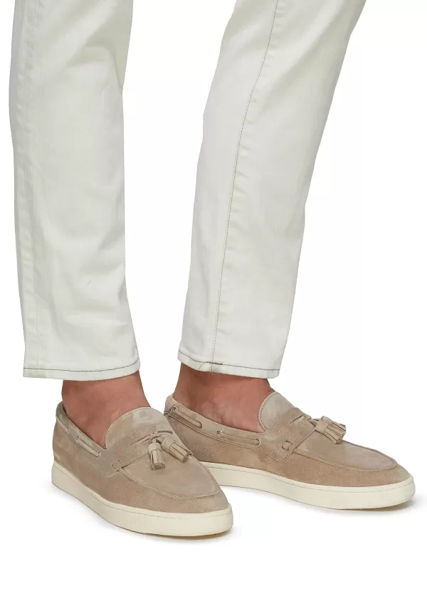 Sneakers>BRUNELLO CUCINELLI Tasseled Suede Loafer Sneakers