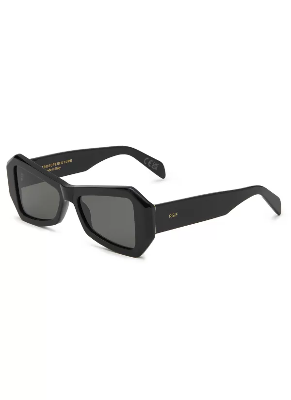 Eyewear>SUPER Tempio Black Sunglasses