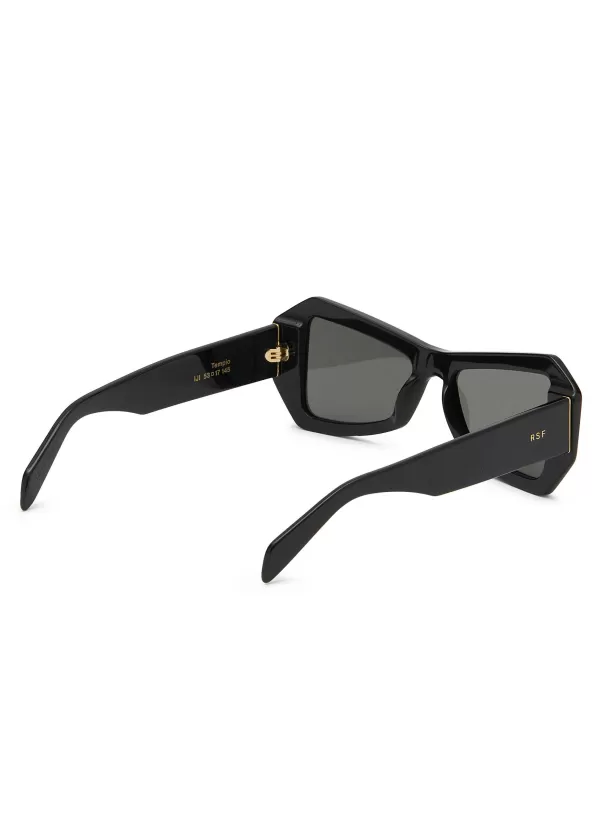 Eyewear>SUPER Tempio Black Sunglasses