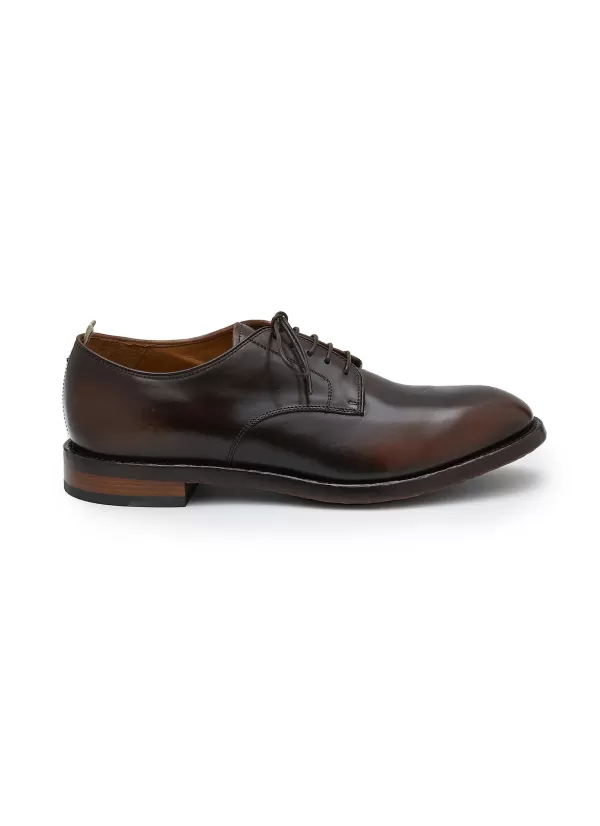 Formal Shoes>OFFICINE CREATIVE Temple 018 10-Eyelet Leather Derby Shoes