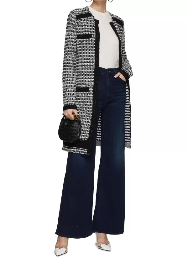 Coats>ST. JOHN Textured Knit Coat