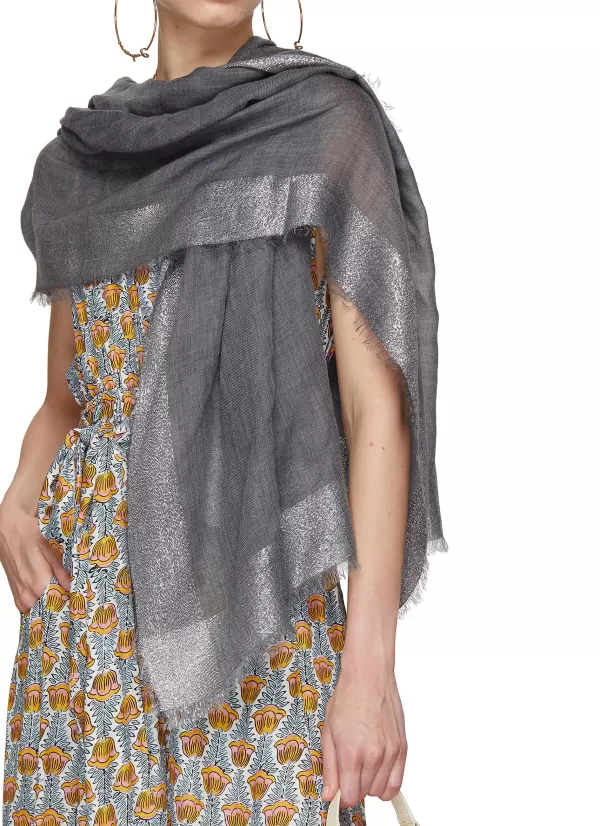 Scarves & Wraps>JANE CARR The Argent Wrap