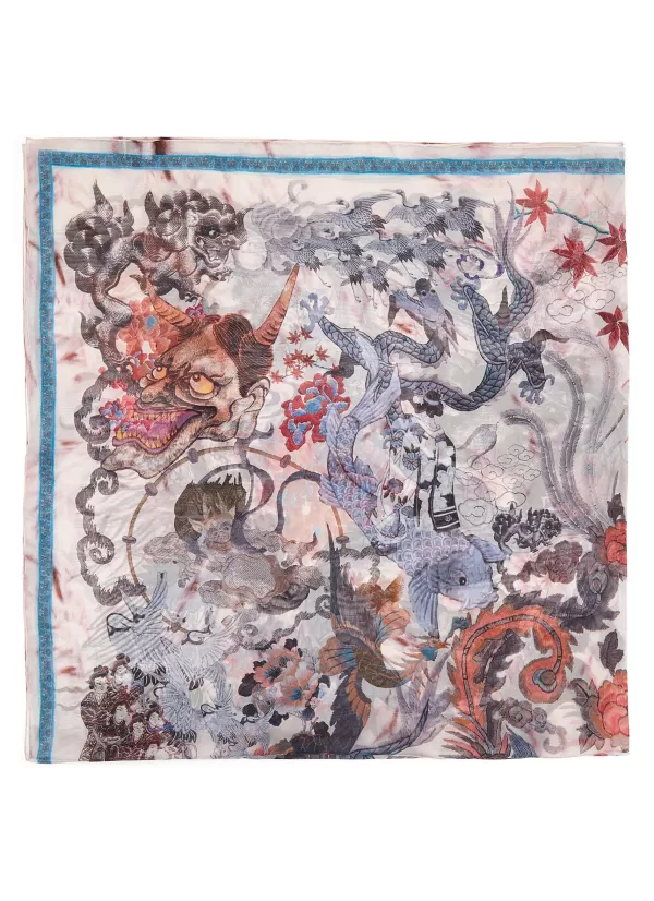 Scarves & Wraps>JANE CARR The Bohemia Square