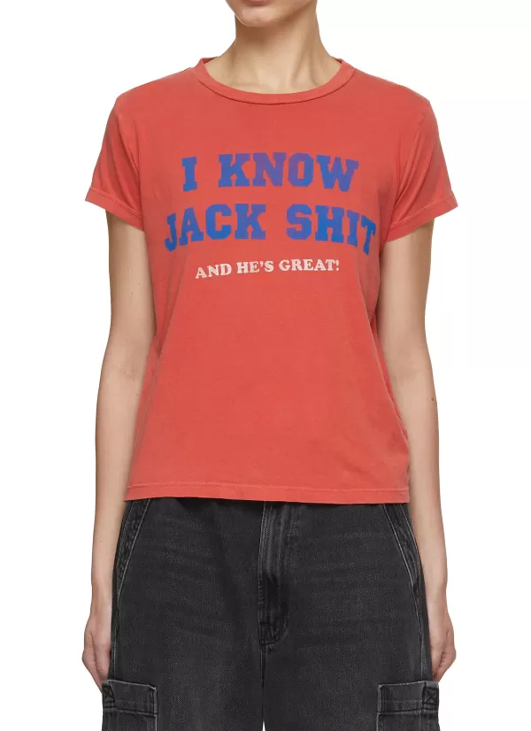 Tops>MOTHER The I Know Jack Boxy Goodie Goodie T-Shirt