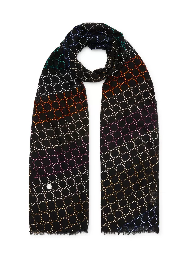 Scarves & Wraps>VINTAGE SHADES The Linear Cashmere Stole