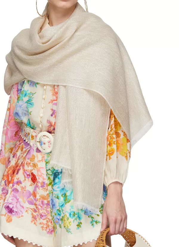 Scarves & Wraps>JANE CARR The Summer Cosmos Scarf