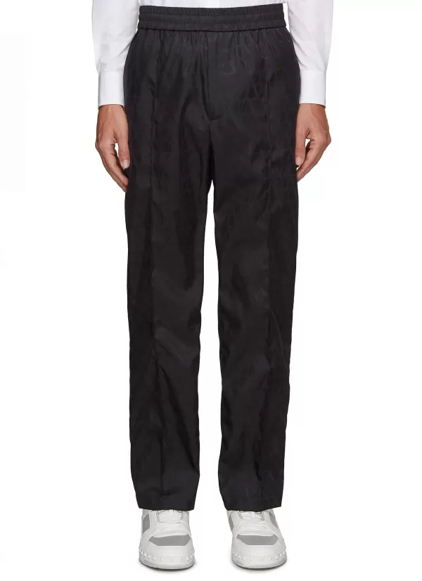 Pants>VALENTINO Toile Iconographe Straight Leg Pants