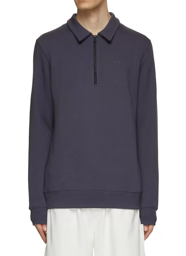 Pullovers & Hoodies>DENHAM Torbay Zip Sweatshirt