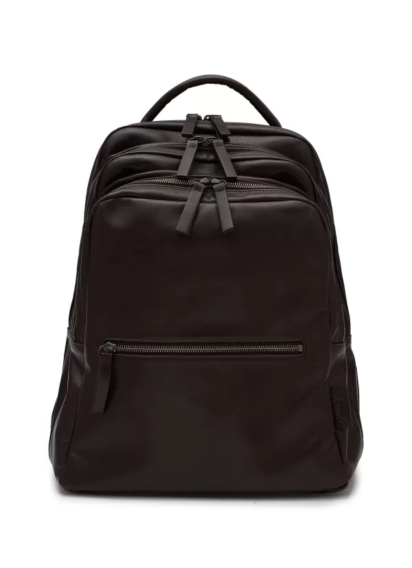 Backpacks>MARSÈLL Triparto Leather Backpack