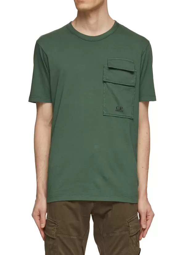 T-Shirts>C.P. COMPANY Twin Flap Pocket T-Shirt