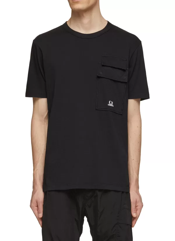 T-Shirts>C.P. COMPANY Twin Flap Pocket T-Shirt