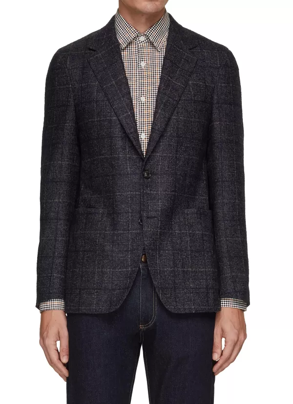 Suits>CANALI Ultra Light Single Breasted Notch Lapel Blazer