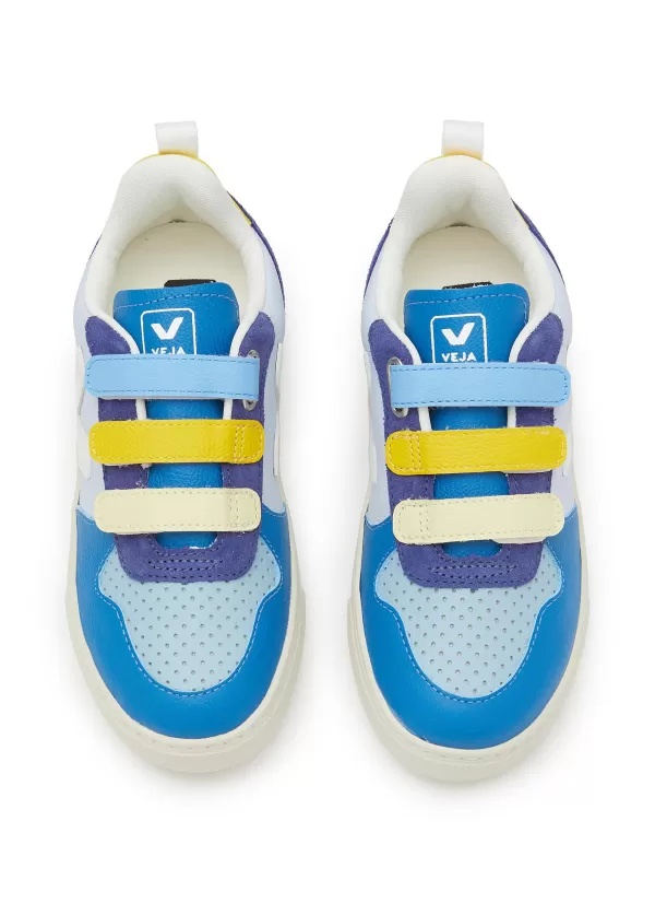 Shoes>VEJA V-10 Velcro Leather Kids Sneakers