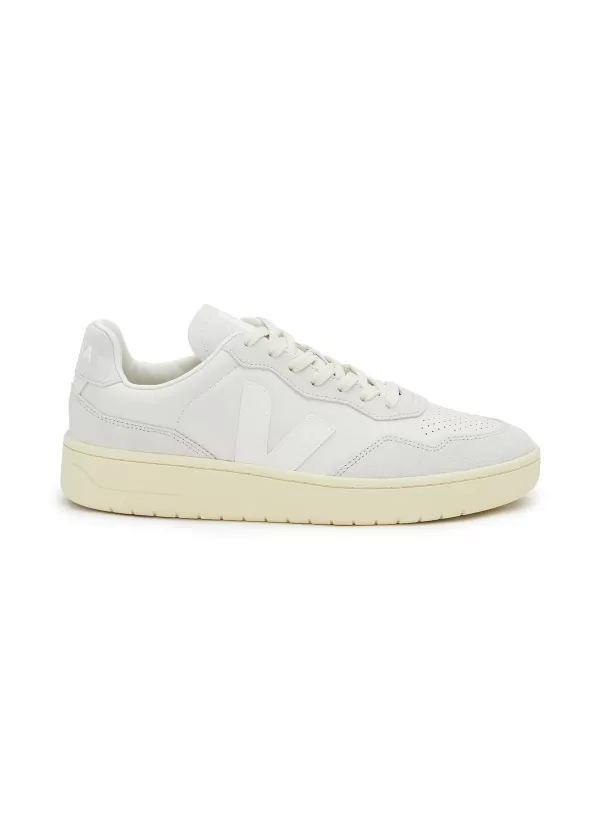 Sneakers>VEJA V-90 Leather Suede Sneakers