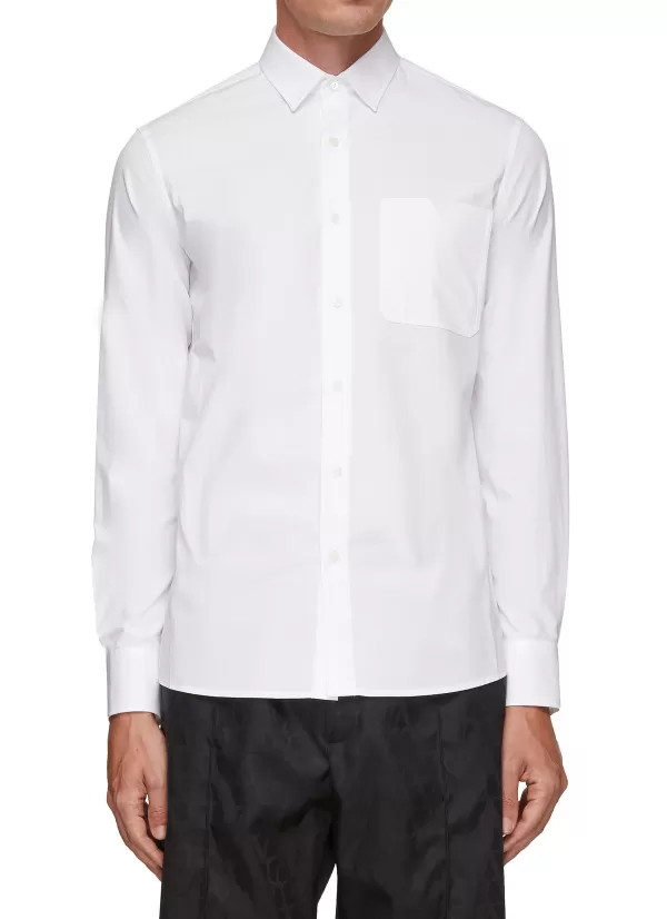 Shirts>VALENTINO V Detail Pocket Shirt