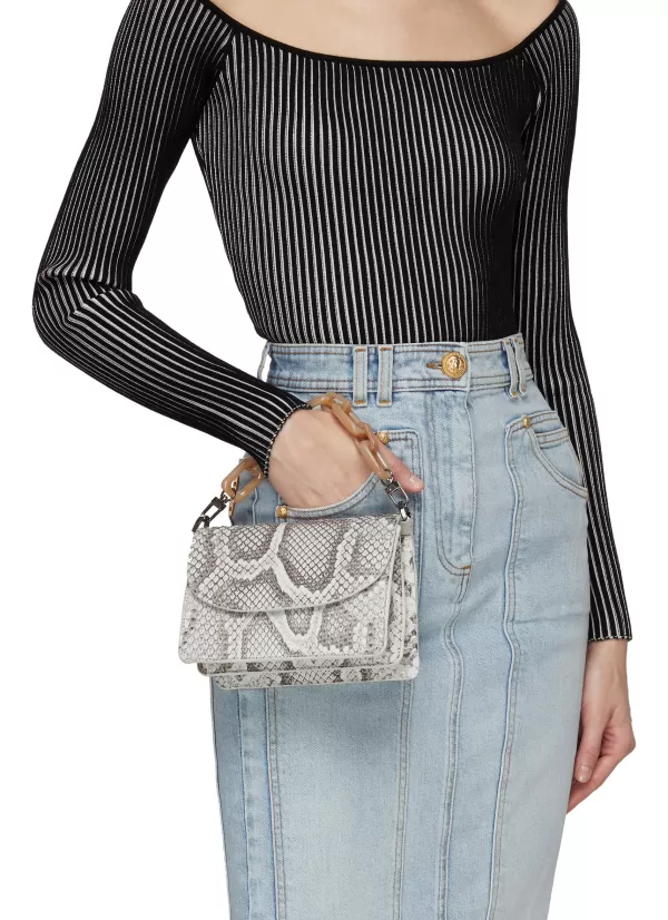 Crossbody>MARIA OLIVER Valencia' Python Leather Crossbody Bag