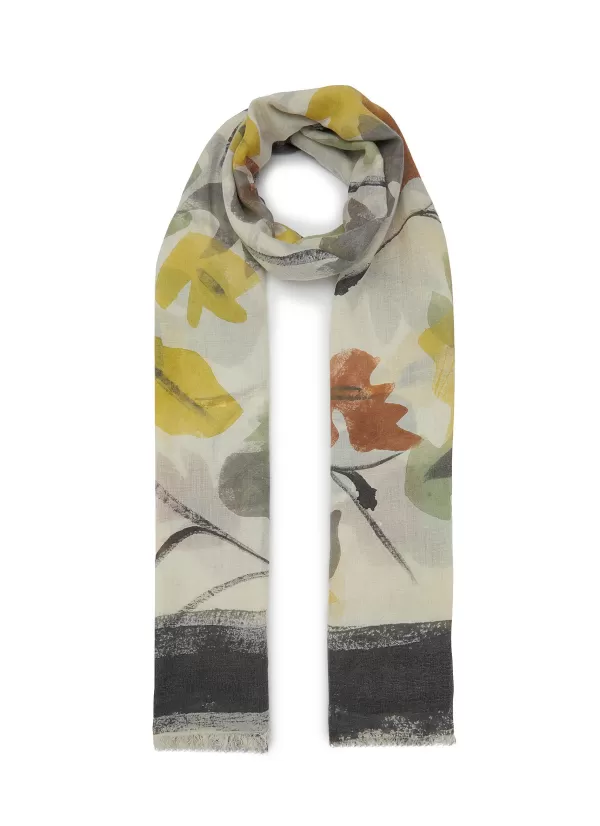 Scarves & Wraps>FALIERO SARTI Vanessa Printed Lurex Weave Scarf