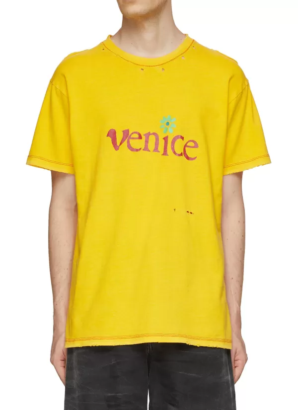 T-Shirts>ERL Venice Printed T-Shirt