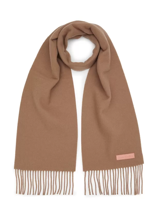 Scarves & Wraps>ACNE STUDIOS Vesta Fringed Wool Scarf