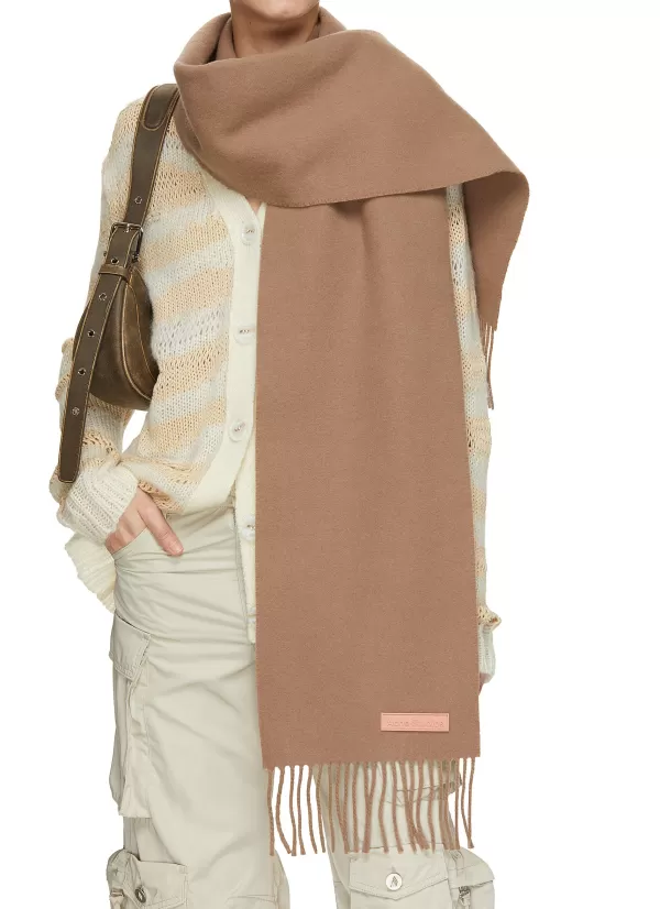 Scarves & Wraps>ACNE STUDIOS Vesta Fringed Wool Scarf