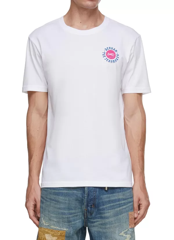 T-Shirts>DENHAM Vintage Style T-Shirt