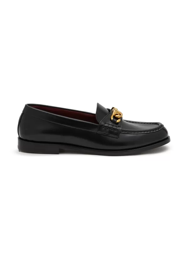 Flats>VALENTINO Vlogo Chain Loafer