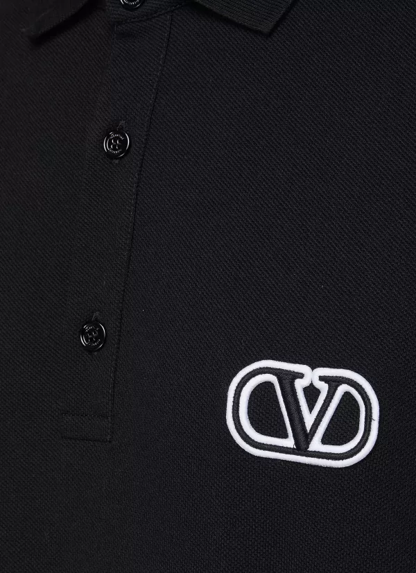 Polos>VALENTINO Vlogo Polo Shirt