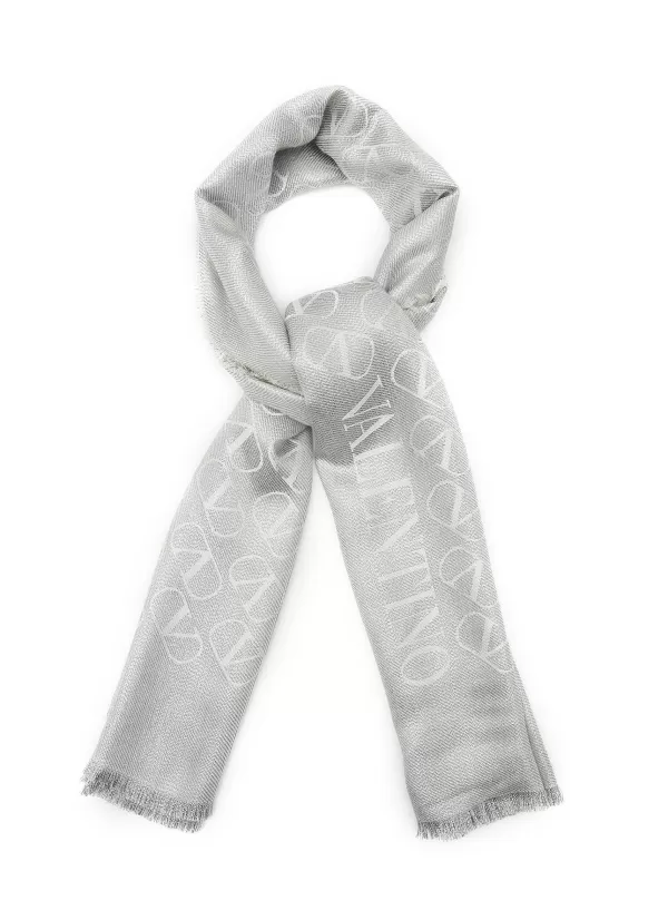 Scarves & Wraps>VALENTINO Vlogo Signature Jacquard Shawl