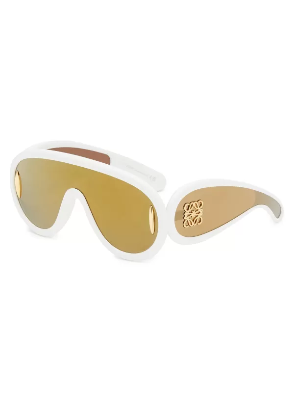 Eyewear>LOEWE Wave Acetate Mask Sunglasses