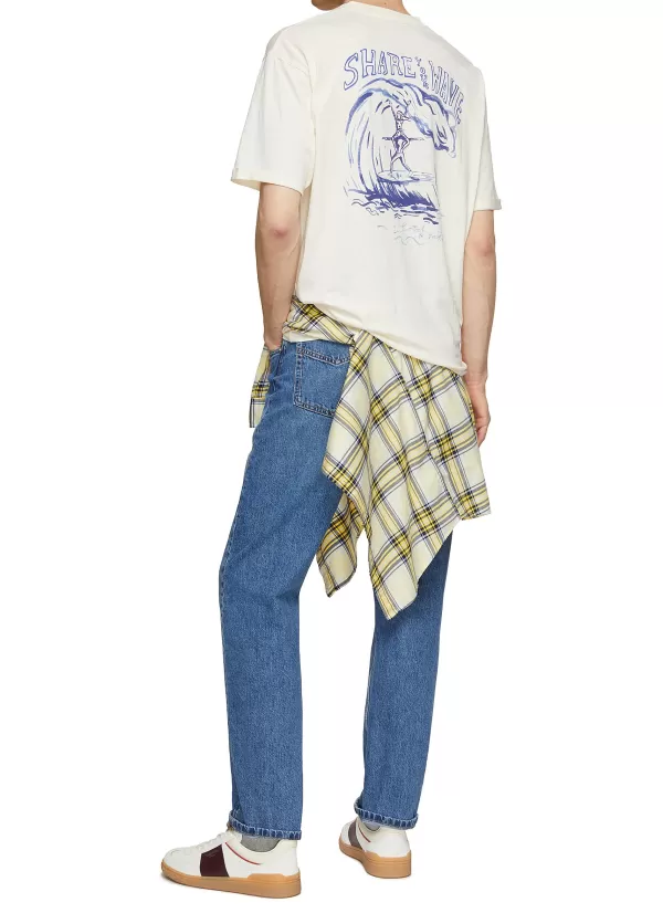 T-Shirts>SCOTCH & SODA Wave Artwork Cotton T-Shirt