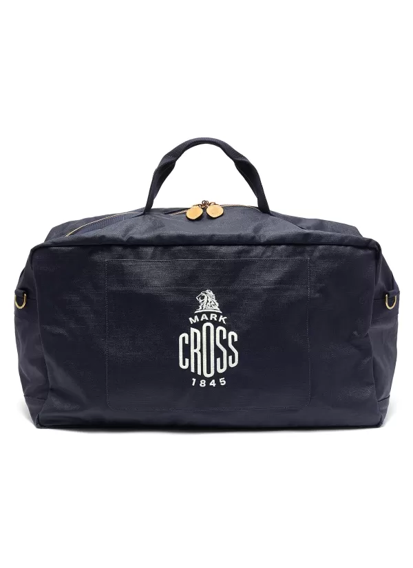 Travel Bags>MARK CROSS Weatherbird' Logo Canvas Duffle Bag