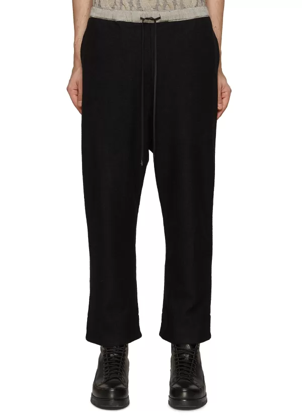 Pants>THE VIRIDI-ANNE Wide Fit Cropped Pants