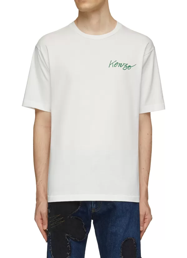 T-Shirts>KENZO With Love Graphic Print T-Shirt