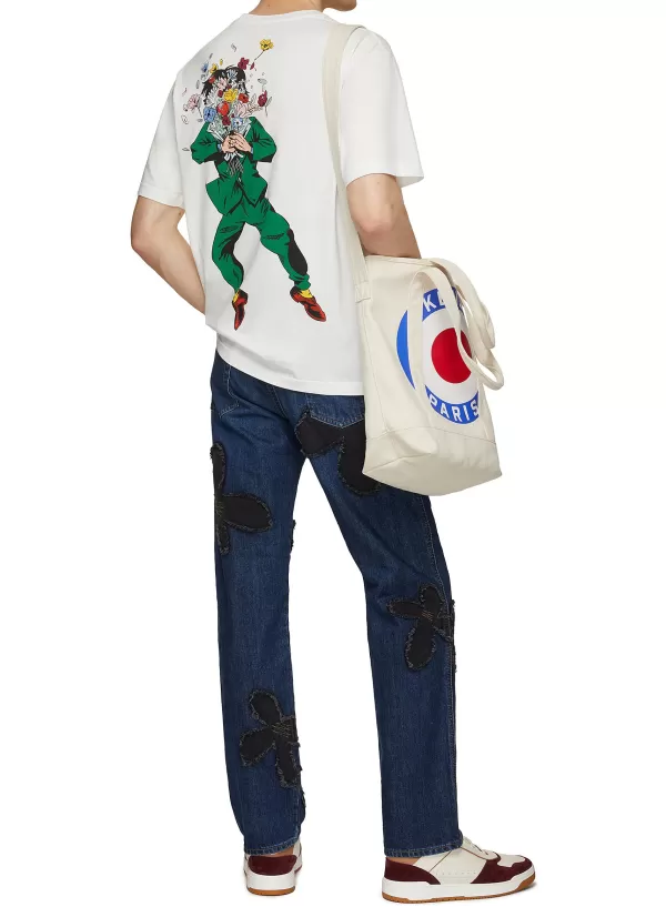 T-Shirts>KENZO With Love Graphic Print T-Shirt