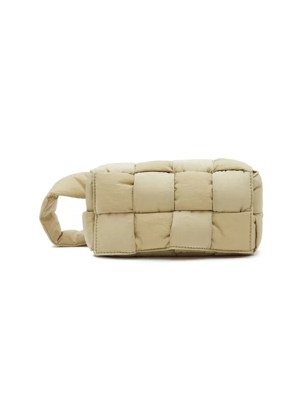 Crossbody>BOTTEGA VENETA Woven Padded Nylon Messenger Bag