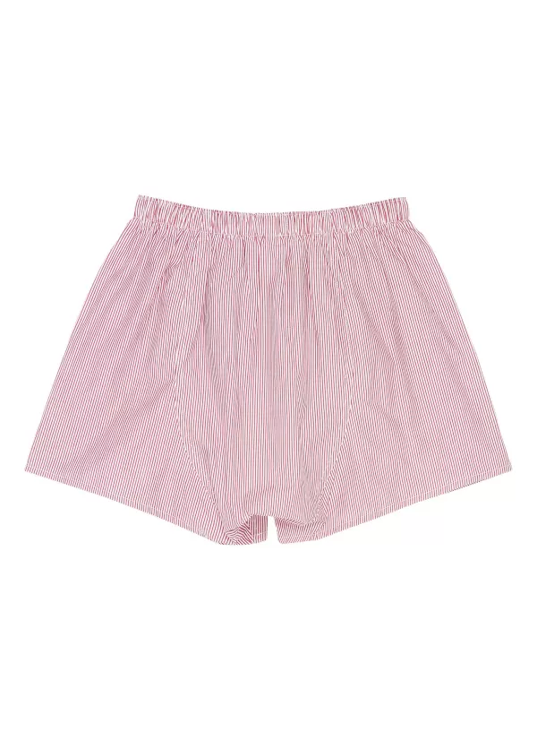 Underwear>SUNSPEL Woven Stripe Boxer Shorts