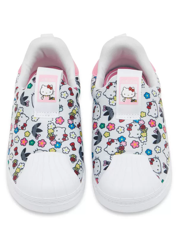 Shoes>ADIDAS X Hello Kitty Superstar 360 Graphic Slip On Toddlers Sneakers