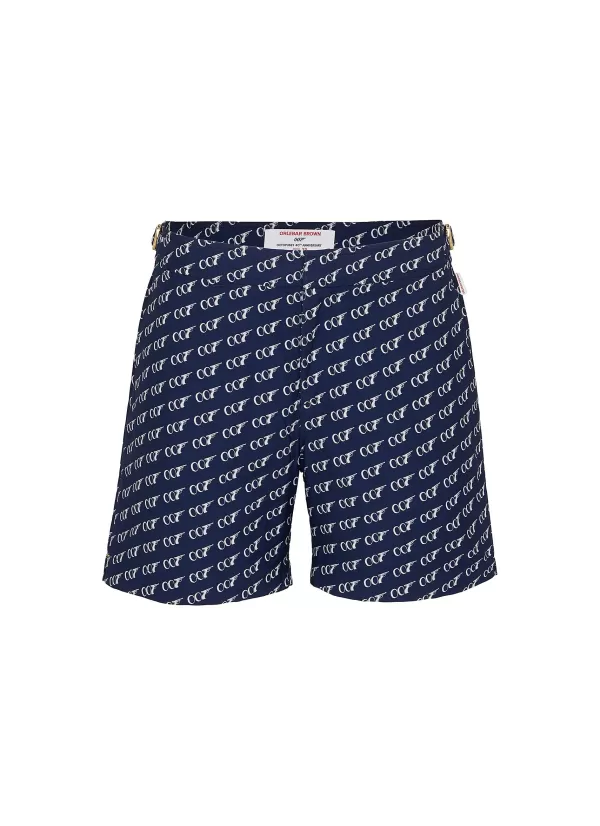 Swimwear>ORLEBAR BROWN X James Bond Bulldog 007 Jacquard Swim Shorts