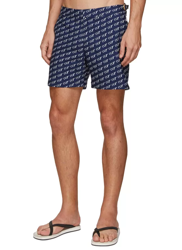 Swimwear>ORLEBAR BROWN X James Bond Bulldog 007 Jacquard Swim Shorts