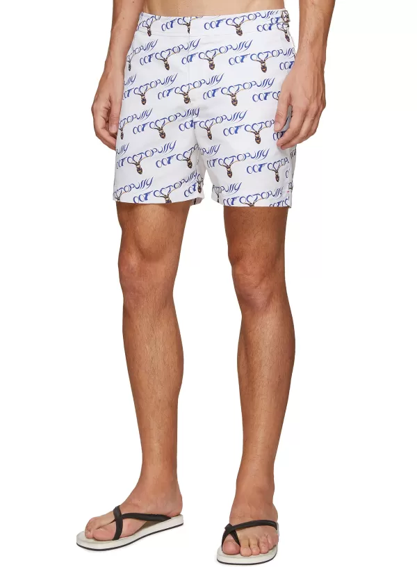 Swimwear>ORLEBAR BROWN X James Bond Bulldog Octopussy Print Swim Shorts