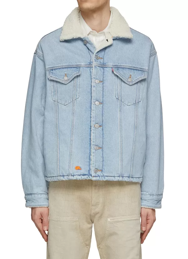 Jackets>ERL X Levi's Sherpa Trucker Jacket