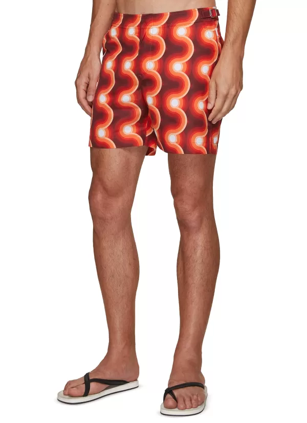 Swimwear>ORLEBAR BROWN X Miles Takes Bulldog Allover Print Swim Shorts