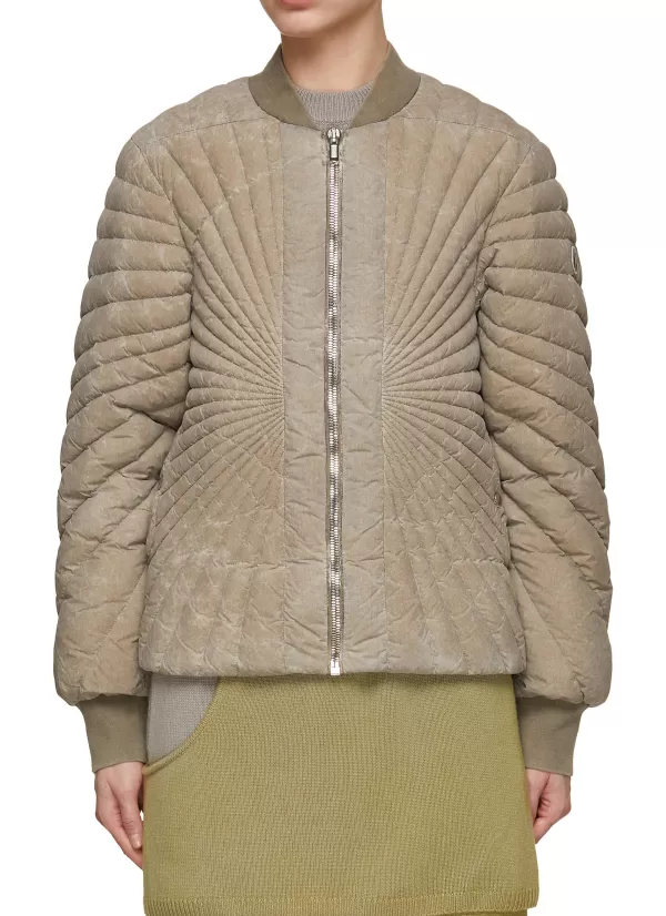 Jackets>RICK OWENS X Moncler Radiance Flight Jacket