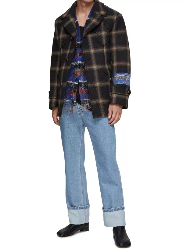 Jackets>MAISON MARGIELA X Pendleton Check Wool Jacket