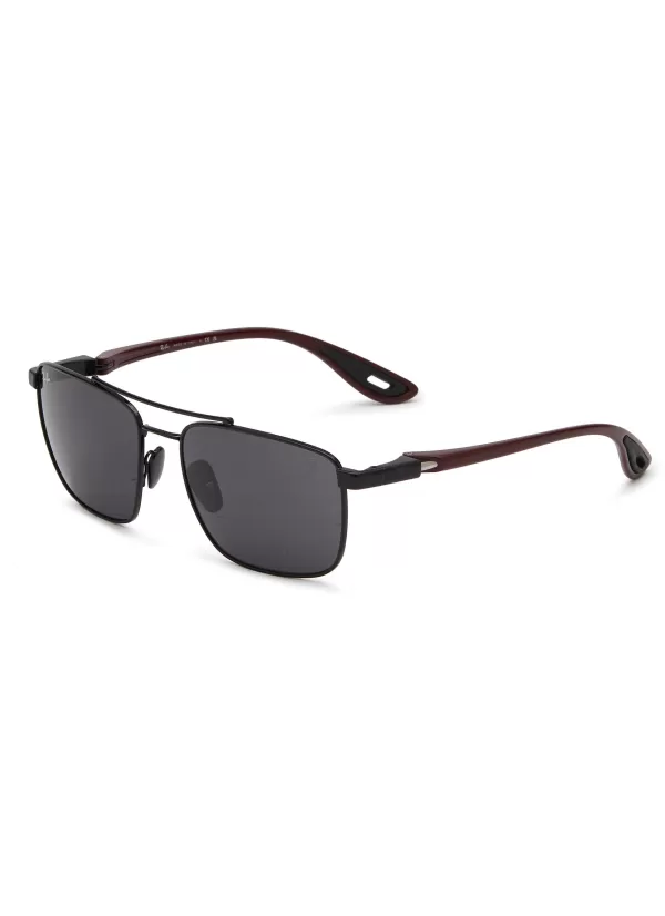 Eyewear>RAY BAN X Scuderia Ferrari Metal Square Sunglasses